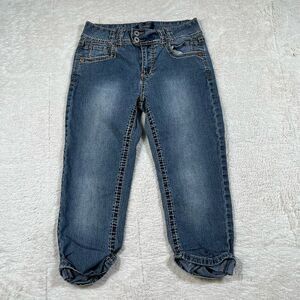 Vintage Y2K Angels Cropped Capri Denim Jeans